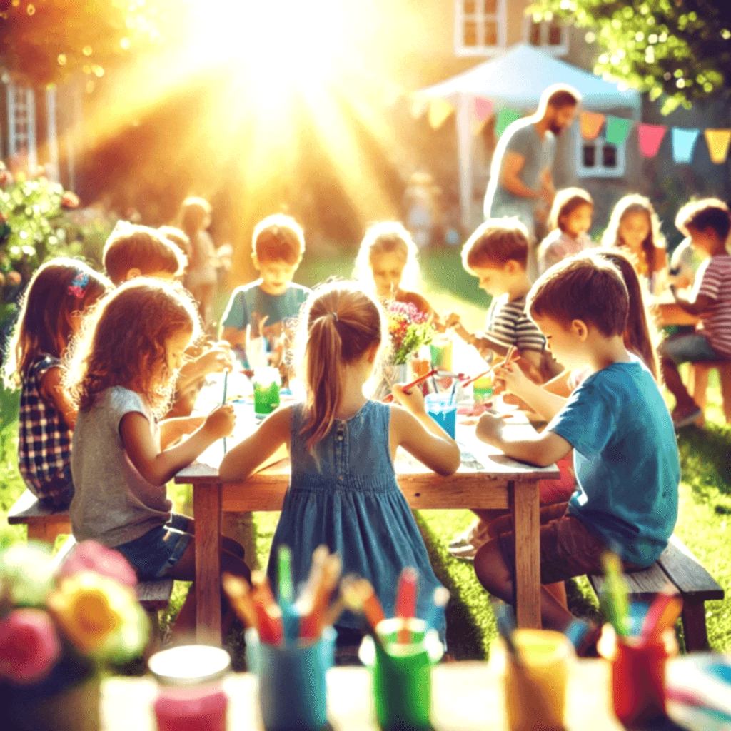 Summer activities background